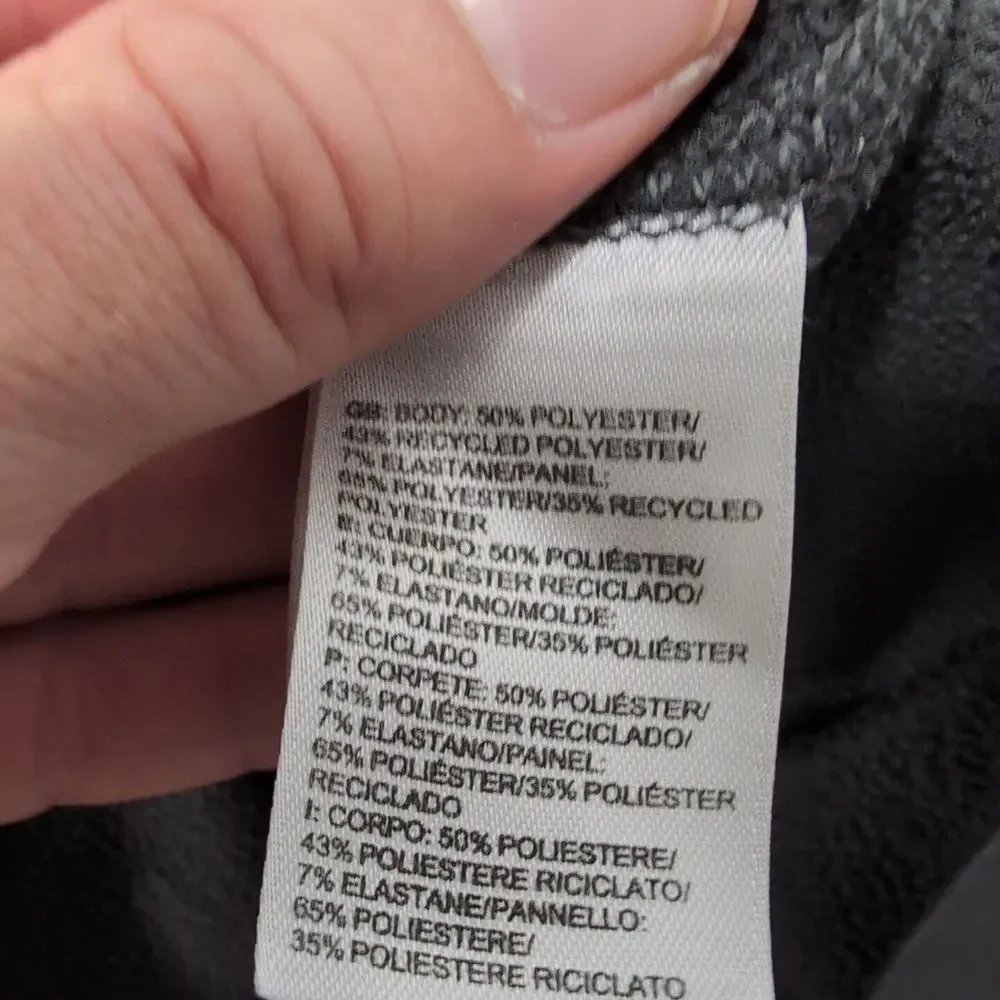The North Face Momentum Thermal 1/2 Zip Top Men's Size L‎ Black / Grey Flash Dry